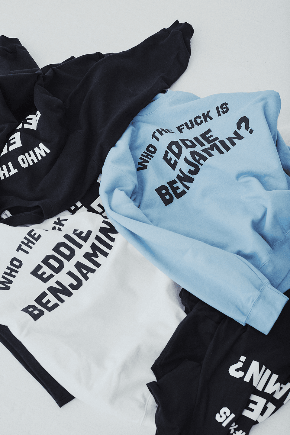 Who the Fuck is Eddie Benjamin White Crewneck