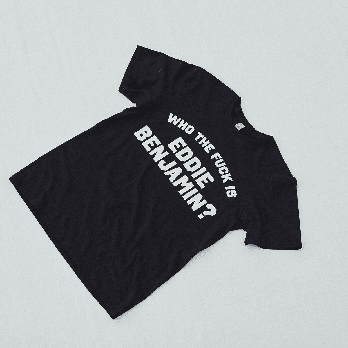 Who the Fuck is Eddie Benjamin Tour Black T-Shirt